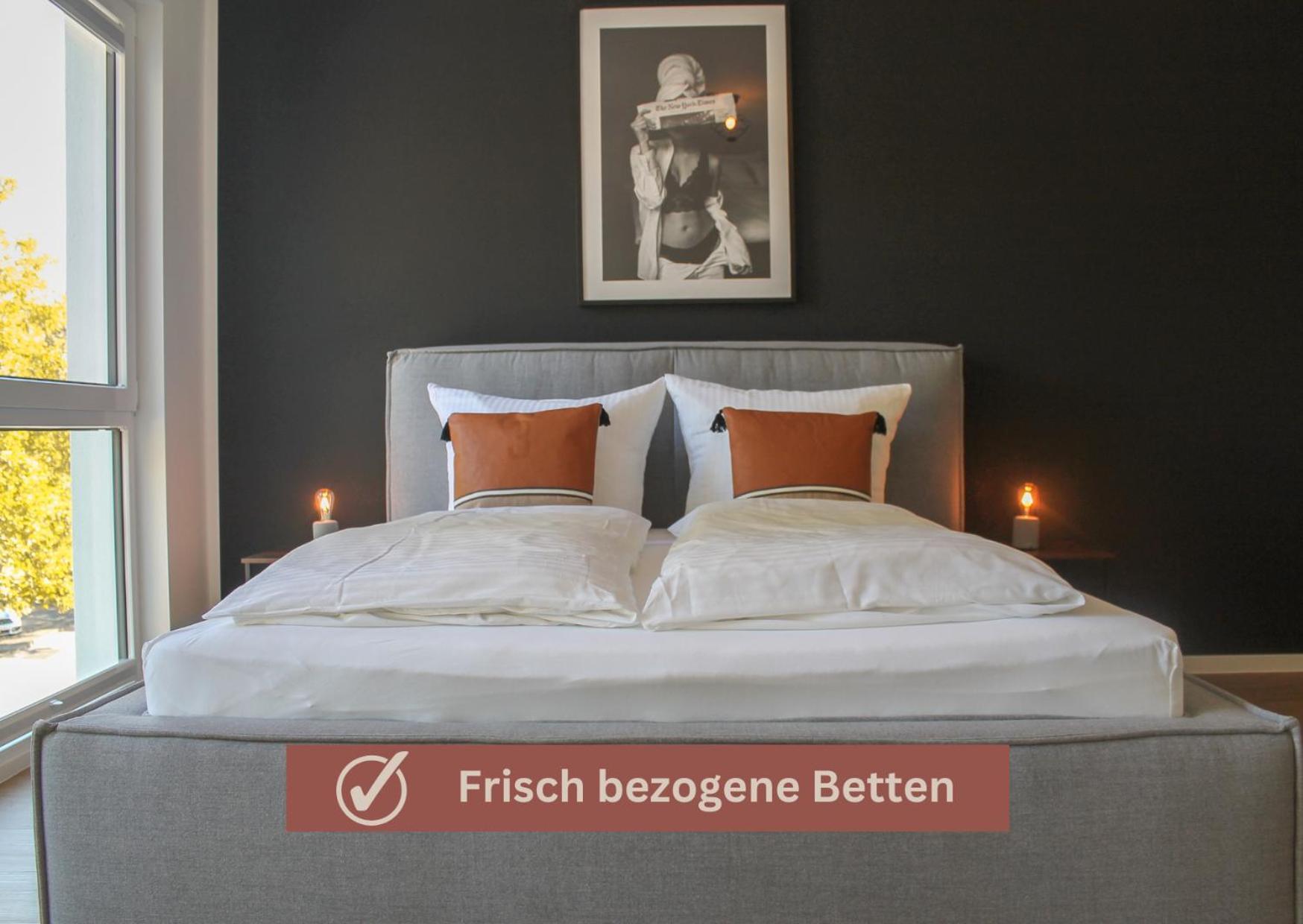New York Apartment - Fuer Freunde & Familien, Stadtnah, Parkplatz, E-Ladestation, Gitterbox Fuer Fahrraeder, Fitnessstudio, Digitale Gaestemappe Mit Restaurant- Und Unternehmenstipps Koblenz  Eksteriør bilde
